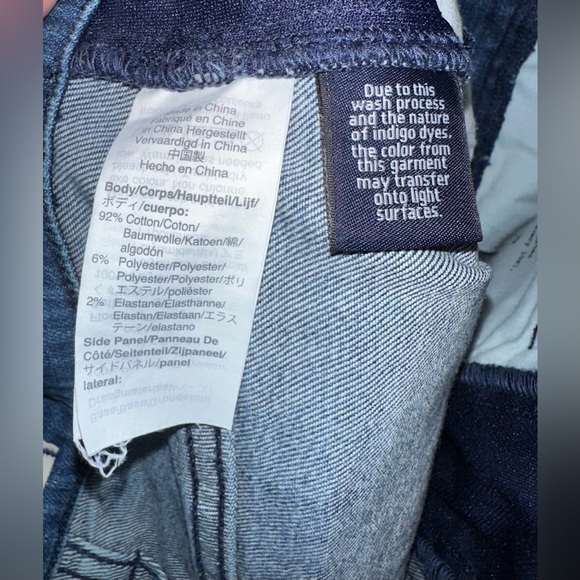 Madewell 9" Mid-Rise Skinny Jeans in Beattie Wash: Velvet Tuxedo Stripe Size 26 - Picture 7 of 11